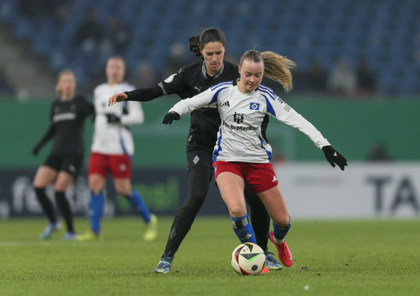 Das DFB-Pokalhalbfinale zwischen den HSV-Frauen und Werder Bremen ist restlos ausverkauft. Damit stellt die Begegnung einen neuen Rekord im deutschen Klub-Fußball auf.