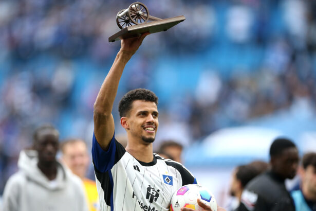 Robert Glatzel traf für den HSV per Elfmeter gegen Lübeck.