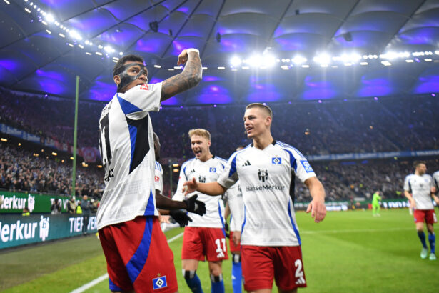 Davie Selke und Miro Muheim könnten in der HSV-Startelf fehlen.