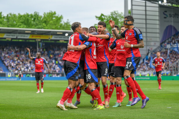 Der HSV gewann in Darmstadt überzeugend mit 4:0.