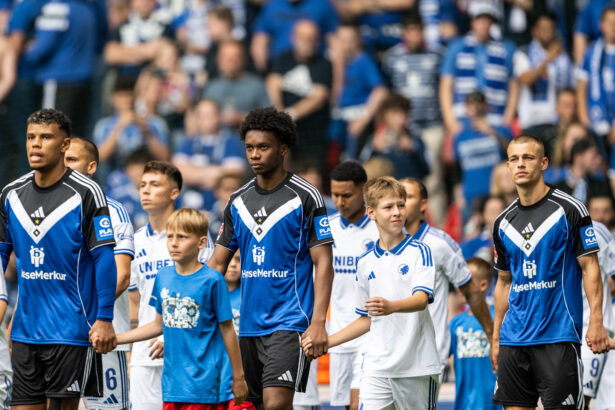 Der HSV trug sein neues Auswärtstrikot erstmals in Kopenhagen.