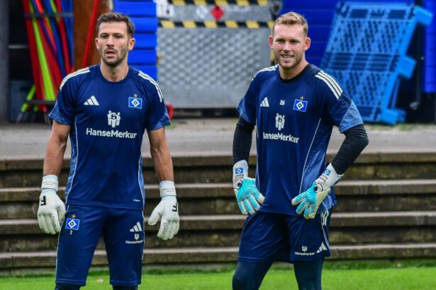 Daniel Heuer Fernandes und Daniel Peretz wollen beim HSV das Tor hüten.