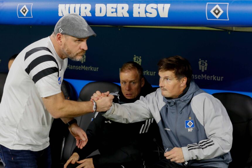 Steffen Baumgart und Merlin Polzin arbeiteten beim HSV neun Monate gemeinsam.