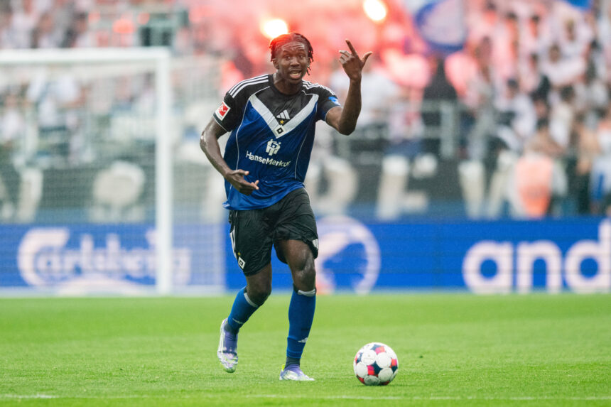 Der HSV verlieh Joel Agyekum an Viktoria Köln.