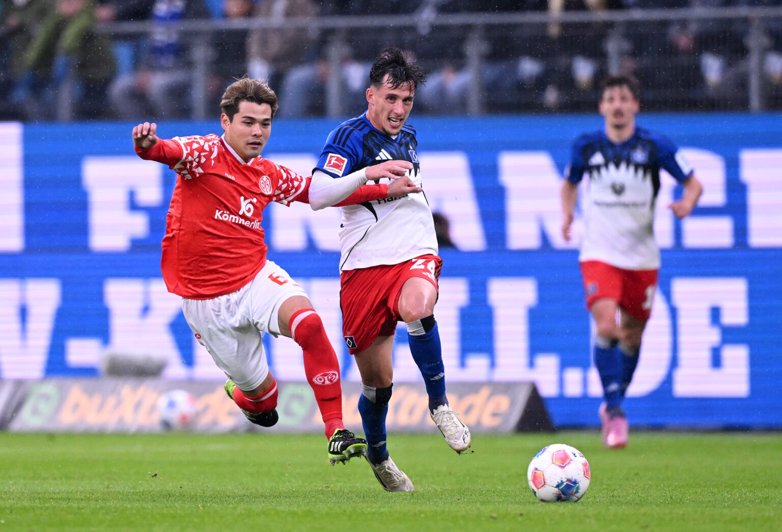 Nicolás Capaldo lief gegen Mainz 05 in der Innenverteidigung auf.