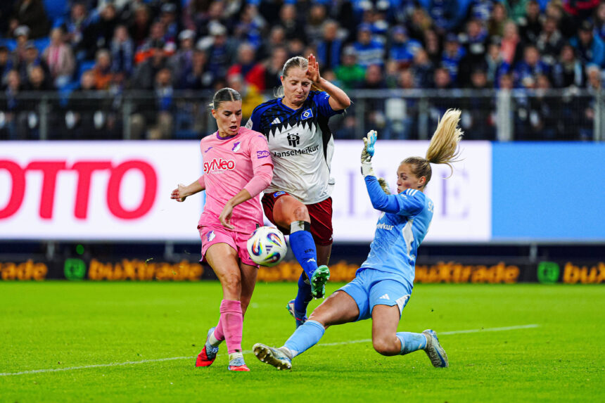 Die HSV-Frauen unterlagen der TSG Hoffenheim deutlich.