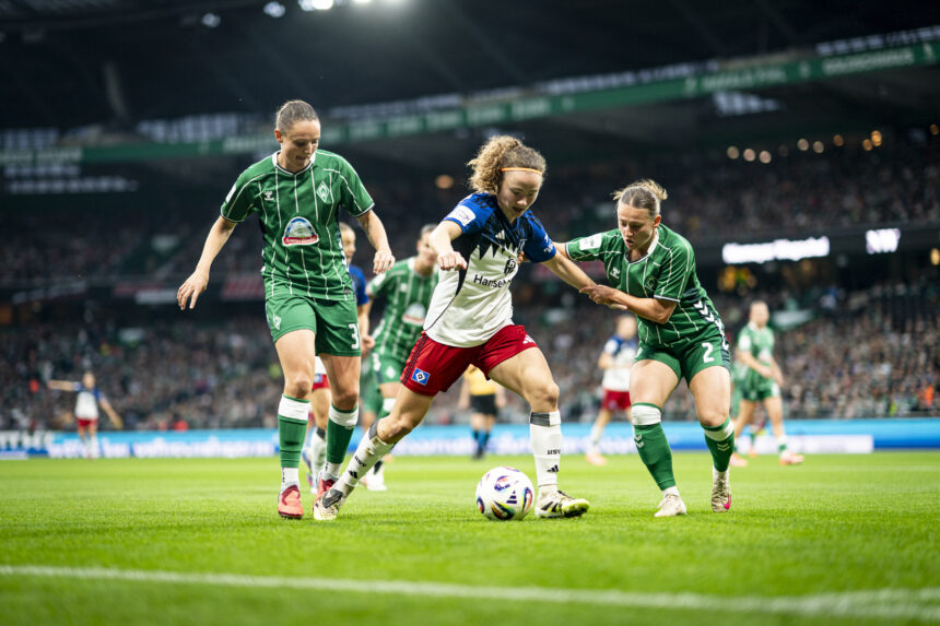 Die HSV-Frauen unterlagen Werder Bremen.