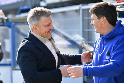 Lukas Kwasniok und Merlin Polzin