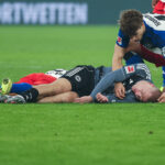 Luka Vuskovic bei der Erste-Hilfe-Maßnahme für Rasmus Kristensen