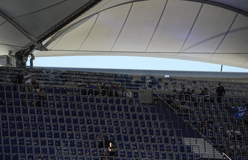 Volksparkstadion leere Ränge