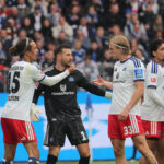 Yussuf Poulsen, Daniel Heuer Fernandes und Sebastiaan Bornauw
